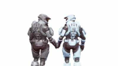 [scoffs]
It's nice to
meet you, Leonard. - Red vs. Blue: Restoration