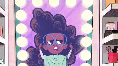 (scoffs) More like
"yo" to your bad fro! - Marvel's Moon Girl and Devil Dinosaur