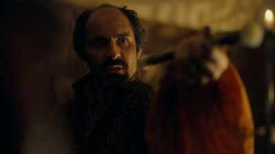 [ Scoffs ] Return to
your sidekicks, Shakespeare. - Will