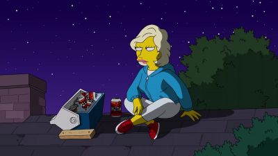 Scoffs Stupid Flanders - The Simpsons
