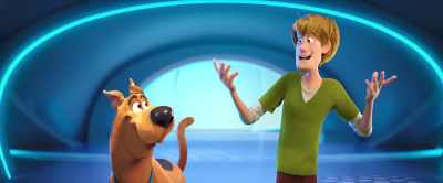 Scoob, somebody thinks we're
important enough to... [mimes cutting] - Scoob!