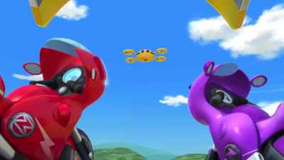 Scootio, I need the zoom-cam
to bring us something. - Ricky Zoom