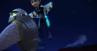 -[Scorpion grunts]
-[soldier groans] - Spy Kids: Mission Critical