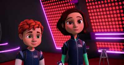 -[Scorpion] Hey, Glitchushka.
-Nice to see you. - Spy Kids: Mission Critical