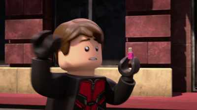 Scott, can you drop off
Black Widow's spare stingers? - LEGO Marvel Avengers: Time Twisted