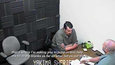 - Scott informed us that he had
\hgone down to the Tri-Cities, - Interrogation Raw