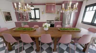 Scott: The kitchen was designed
to accommodate large groups. - Renovation Resort
