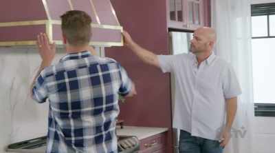 Scott: The range hood,
that they custom built, - Renovation Resort