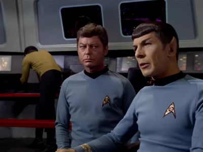 [Scotty]
All engines stopped, sir. - Star Trek