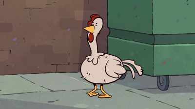 - SCRAGGLE: [clucks] - It's Pony