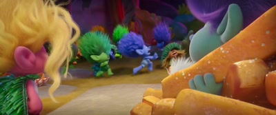-[screaming]
-[clamoring] - Trolls Band Together