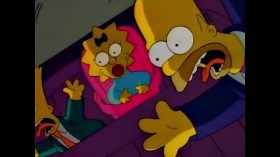 (screaming continues) - The Simpsons