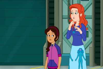 -[screaming]
-[grunts] - The Magic School Bus Rides Again
