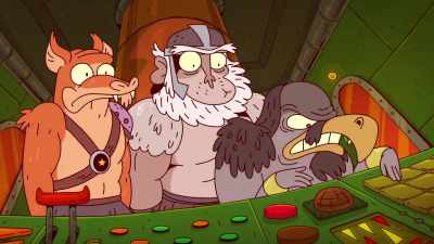 -[screaming]
-[pounding] - ThunderCats Roar