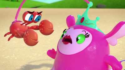 [Screaming]
Snappy crab, snappy! - Abby Hatcher