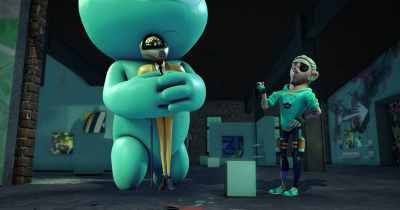 [screams]
Bradley Feinstein, you're insane! - Spy Kids: Mission Critical