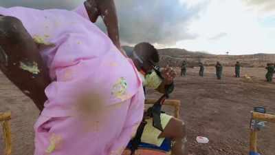 - [screams]
- [explosions] - Jackass Forever