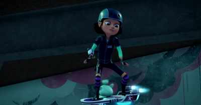 -[screams]
-[grunts] OMG! #LetItGo! - Spy Kids: Mission Critical