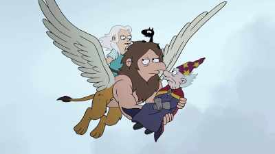 [screams and grunts] - Disenchantment
