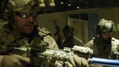 (screams)
Hey. Go. - SEAL Team