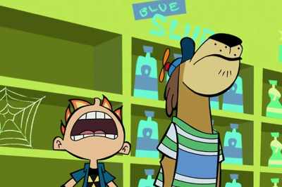 - (SCREAMS) No Red Gush!
- (SCREAMS) - Johnny Test