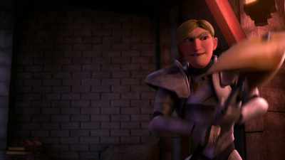 -[screams]
-Oh, man, this is one sweet tooth. - Wizards: Tales of Arcadia