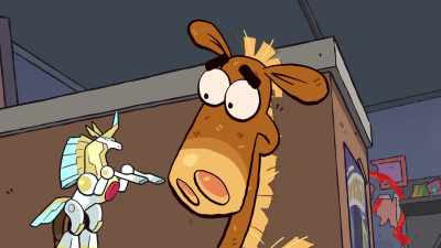 - ♪
- [screams] - It's Pony