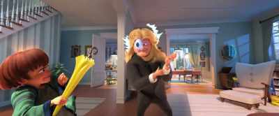 (screams) You're just jealous,
helmet head. - The Boss Baby: Family Business