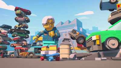 -[screeches]
-[sparks] - LEGO City Adventures