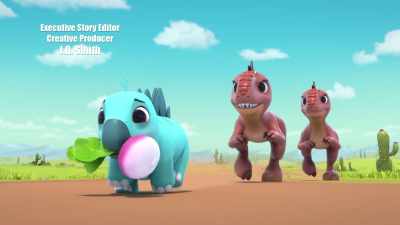 [screeching continues] - Dino Ranch