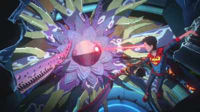 [screeching] - Batman and Superman: Battle of the Super Sons