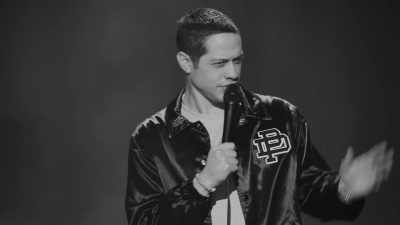 Screen cracks. "Should I get a new one?" - Pete Davidson: Turbo Fonzarelli