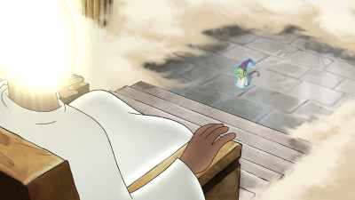 Screw you, God! Did you hear that?
Send me to Hell, sunshine! - Disenchantment