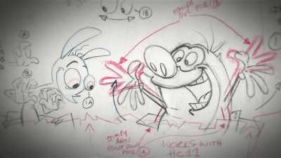 Script-driven shows were like
anathema to us and to John. - Happy Happy Joy Joy: The Ren & Stimpy Story