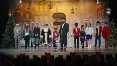 Scrooge had no further
interactions with the spirits, - A Show-Stopping Christmas