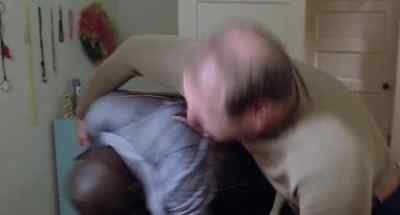 (scuffling)
(grunting) - Don't Answer the Phone!