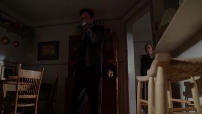 - Scully, you packin' any latex?
- No. Why? - The X-Files
