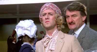- Scum!
- Don't distress yourself, dear. - Britannia Hospital