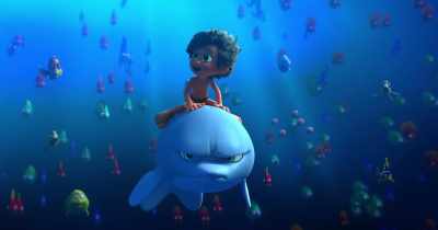 (sea creatures laughing) - Dolphin Boy