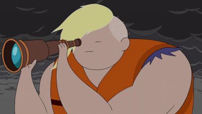 Sea lizard make
scary storm magic. - Adventure Time