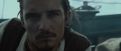 On the fourth morning he roped himself a couple of sea turtleslashed them together and made a raftHe roped a couple of sea turtlesAye sea turtlesWhat did he use for ropeHuman hair From my back - Pirates of the Caribbean: The Curse of the Black Pearl