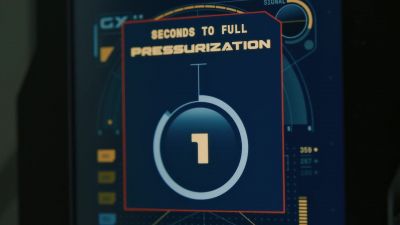Seal the wrist!
I'’m pressurizing now. - The Ark