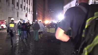 Search and rescue
efforts in making the site - 9/11: The Day the World Stood Still