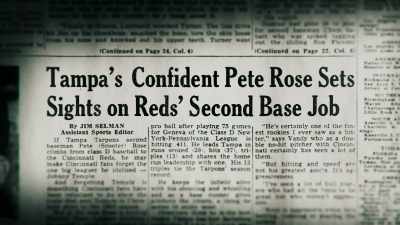 Second base is sort of - Charlie Hustle & the Matter of Pete Rose