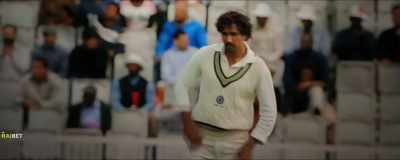 Second day of play. Richards on strike - 83
