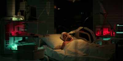 Second-degree burns
over 40 percent of his body, - The Fear Index