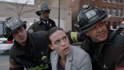 Second floor, second window from the left. - Chicago Fire