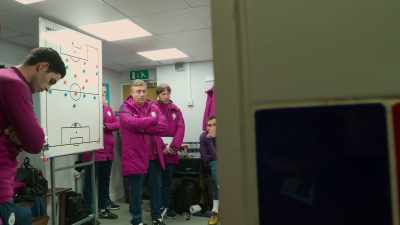 Second one. Warm-up is to be ready to go
to the second half. It's to be ready. - All or Nothing: Manchester City
