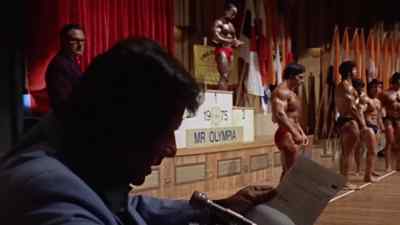 Second place
in the under-200-pound category... - Pumping Iron