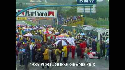 Second race was in Estoril, - Williams & Mansell: Red 5